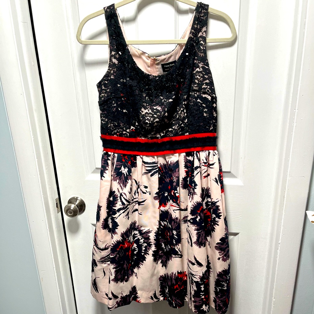 Anthropologie Peter Som “Painted Brushstroke” Party Dress. Size 10 .